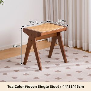 ZHUTING | Multifunctional Retro Rattan Bench