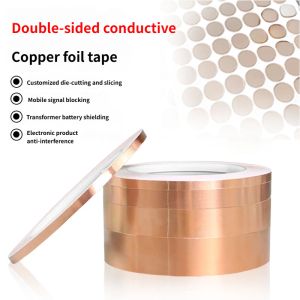 DIY Copper Foil Tape EMI Shielding Doubel Side Conductive Repair Adhesive Tape Snail