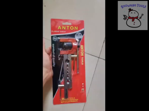 ANTON 6 Dies Flaring Tool 3/16"-5/8" Tube Pipe Flare Tools Hardened Steel Brake Line Expander Swaging Pipe Paip Tool Set