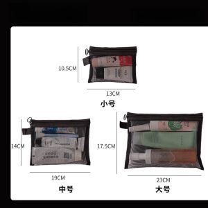 New Portable Large Capacity Mesh Inner Bag Cosmetic Bag Toiletry Bag Lipstick Storage Bag Wash Bag Organizer Storage Bag