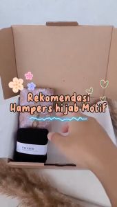 Hampers hijab motif gift box souvenir ulang tahun graduation pernikahan dan hadiah lainnya