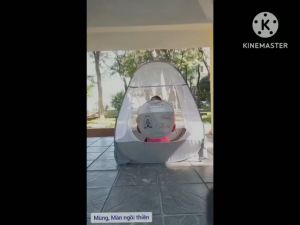 [Chính Hãng Dệt 10/10] Mùng Màn ngồi thiền tự bung D*R*C = 1m*1m*1m35 Mùng Màn ngồi thiền tự bung bảo hành 18 tháng