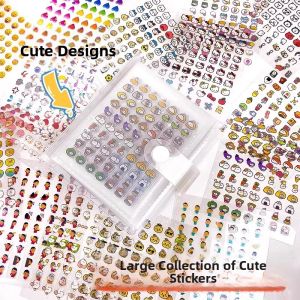 MONLEYTA | Mini Sticker Book Girls Childrens Bicka Scrapbooking Stickers Album Storage Little Nose Gaa Decorative Function