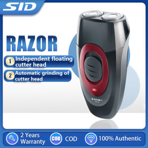 SID Double Head Shaver for Beard Portable Waterproof Safe Clean Trimmer with Washable Floating Cutter Head Fashion Design