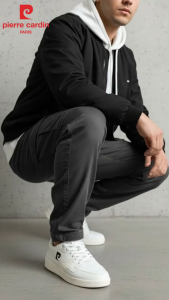 Giày thể thao Nam thời trang Pierre Cardin thiết kế hiện đại Thoáng khí Giày thể thao thoải mái Logo chữ P tại điểm nhấn tinh tế - PCMFWS 911