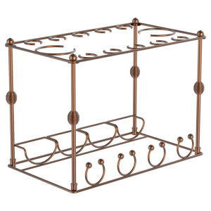 Màn Hình Rượu Vang Treo Tường Bằng Sắt Phong Cách Cổ Điển Đa Năng Tủ Đựng Đồ Gia Dụng Trang Trí Nhà Bếp Đựng Cốc Đựng Rượu