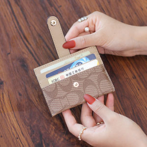 New Soft Leather Card Holder Female Small and Ultra-Thin Exquisite High-End Mini and Simple Ins Tide New Arrival Credit Bank Card Bag