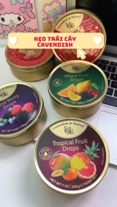 Kẹo Trái Cây Hộp Thiếc Cavendish & Harvey Đức