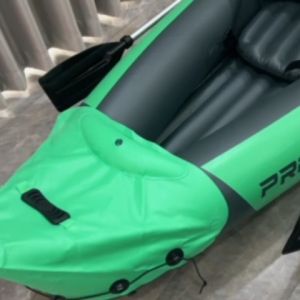 เรือตกปลา เรือคายัค อุปกรณ์ครบชุด มีไม้พาย แถมฟรี ปั๊มสูบลมมือ เรือสูปลม เรือคายัคเป่าลม by BKY