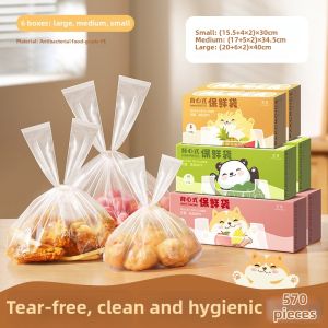 PAKCHOICE | Antibacterial Fresh Keeping Food Bags Refrigerator Specific Thick