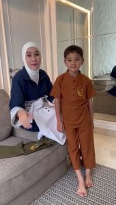 Setelan Koko Anak  Laki Laki Muslim One Set Kualitas Premium