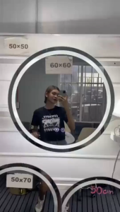 SuperValue LED Bathroom Mirror Touch Control Mirror Warm Light Vanity Mirror  Wall Mounted Smart Mirror