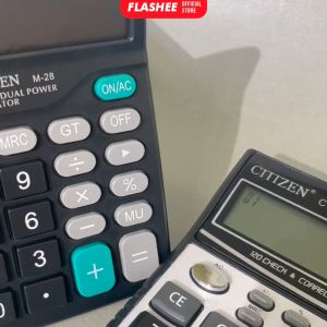 Flashee Kalkulator Dagang Check Dual Calculator 12 Digit Tenaga Surya
