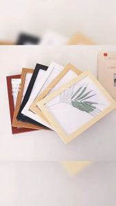 กรอบรูป 4*6/5*7 มือ นิ้ว กรอบรูปไม้ใส เพื่อแสดงภาพ วางบนโต๊ะ และแขวนผนัง