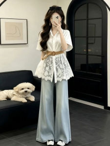 SUSIEYUAN | New Summer Elegant French Shirt Short Sleeve