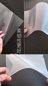 【Ready Stock】30PCS A4 L-Shape Clear File Folder Durable PP Waterproof & Tear Resistant A4透明文件夹单片夹