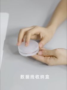 Tempat Penyimpanan Penggulung Kabel Data & Headset Cable Organizer Portable Multifungsi