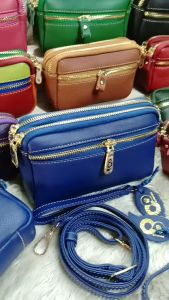 GPBAGS กระเป๋าสะพาย-ถือ หนังชามัวส์ GP207-05 ใช้ถือก็ได้สะพายก็ดี