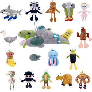 New hot Tralalelo Tralala Plush Tungtungtung Italian Brainrot Al Tralalero Tralala Plush Doll Stuffed Soft Pillow Custom Toys