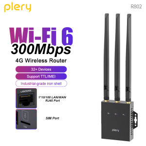 Comfast | PLERY CAT4 4G LTE WiFi Router WiFi6 300Mbps SIM Modem Wireless WiFi Modem Support 32+ Device WIFI Router for Asia Africa Europe
