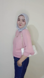 LUMALOMI ll Atasan Rajut Wanita | Knit Batwing Top Casual