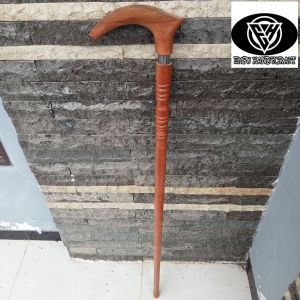 Tongkat jalan kayu nogosari nagasari motif profil premium