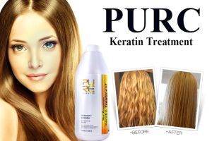 Pelurus Rambut Keratin PURC 5% 8% 12% 300ml 1000ml hair smoothing treatment pure brazilian