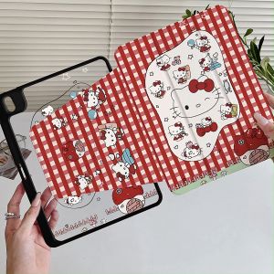 เคสiPadหมุน 360°Air6 Air7 Gen11 ที่ใส่ปากกา บ้านเห็ดคิตตี้ case iPad Gen10 Gen9 Air5