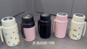 Bình Giữ Nhiệt Inox 316 Dung Tích 1000ml Miệng Rộng Có Quai Xách Tiện Lợi