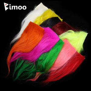 1~10pcs Cashmere Goat Fly Tying Hair Material for Sunray Shadow Collie Dog and Streamer Saltwater Flies Long Natural Fibers