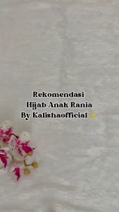 Kerudung Anak Hijab Rania Jersey Premium Geblus Instan