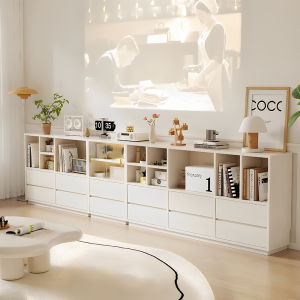 OYIla | Multifunctional Wall-Mounted Grid Shelving Unit Cream Style