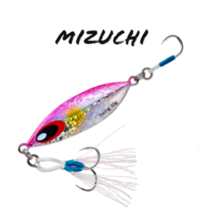 ปลอมปลอม MIZUCHI ปลอมปลอมรูปปากขึ้น แผ่นเหล็ก ทะเล ล่อปลา ปลอมปลอมปลาหมึก ปลาฉลาม สินค้าสำหรับการออกกำลังกายกลางแจ้ง