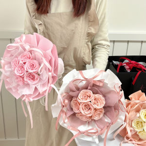 Creative Graduation Season Rose Soap Flower Bouquet Finished Product for Girls Party Gift Artificial Flowers Sentimental Keepsake