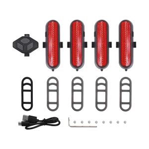 Turn Signal Light LED Remote Control for Xiaomi M365 1S Pro Electric Scooter Warning Turn Signal Light Intelligent Durable Parts