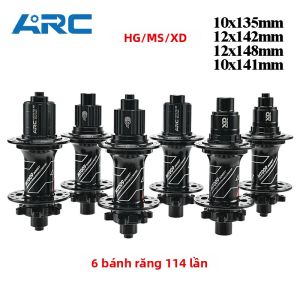 Moay-ơ Xe Đạp Leo Núi ARC MTB 10x135 12x142 12x148 10x141 Hợp Kim Nhôm BOOST Phanh Đĩa Bánh Sau Tương Thích Với HG Micro Spline XD 8-12V 32 Lỗ 6 Chấu