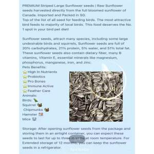 Parrot Food & other pets Mix & Match seeds (Repacked)