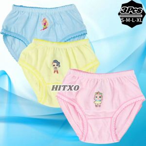 6 Pcs Celana Dalam Anak Perempuan Cangcut Cewek Polos Bahan Katun