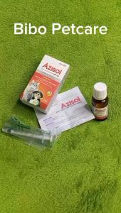 Azisol bột pha uống dùng cho chó mèo nhiễm khuẩn hô hấp tiêu hóa chai 45g - Bibopetcare