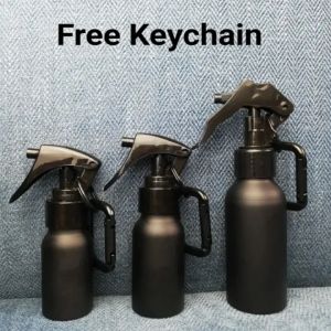 [Same Day Ship] 100ml Alcohol Spray Bottle Black Aluminum Spray Bottle With Free Keychain