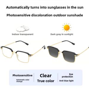 JIFANPAUL | Multifocal Photochromic Auto-Focus Anti-Blue Light UV Protection Reading Glasses