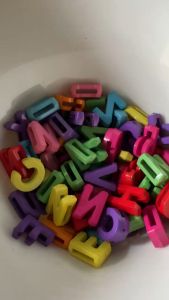 100 pcs DIY mix ABC Beads alphabet letters charm for DIY bracelet size around 8 x 10 mm