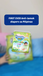 MAMYPOKO Antimos Mosquito Repellent Baby Diaper Pants Medium 62 pcs x 4 packs (248 pcs)