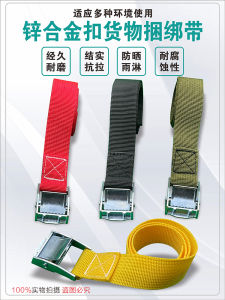 Car Cargo Tie down Strap Tightening Buckle Metal Alloy Clasp Vehicle Luggage Securing Belt Motorcycle Binding Band