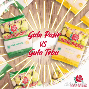 ROSE BRAND KUNING Gula Kristal Murni Kemasan 1 kg