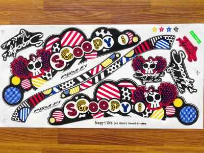 สติ๊กเกอร์ scoopy-i ปี 2010 รุ่น 6