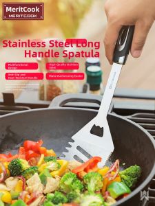 BAOLUOYOUXUAN | Long-handle Stainless Steel BBQ Shovel
