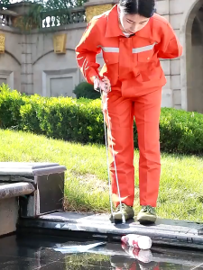 78cm Long Garbage Gripper Metal Trash Pick Up Clip Tong Garbage Picker