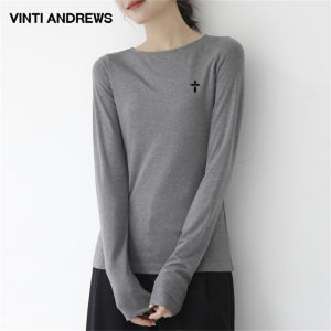 Slim Fit Breathable Lightweight Lyocell Womens Long Sleeve T-Shirt