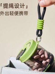 Large Capacity Portable Travel Medicine Box Sealed Storage Organizer for Three Meals Home Storage Box for Tablets And Vitamins